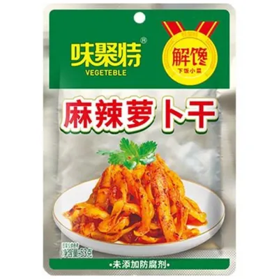 Produktbild von Weijute Eingelegter Rettich Szechuan Scharf 53g