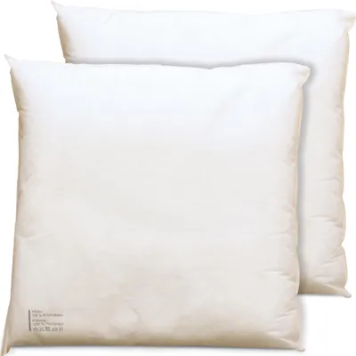 Produktbild von 2er Set Kissenfüllungen 40x40 cm weiche Innenkissen für Dekokissen
