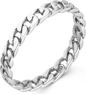 Produktbild von MATERIA by Matthias Wagner Panzerketten Ring Silber 925 SR-84