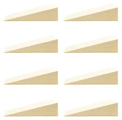 Image de Solidchoice - Cales en bois pour porte, butoir de porte, antidérapant, pour une sécurité accrue