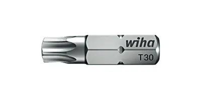 Produktbild von Wiha 01712, 1 Stück(e), Torx, T6, Chrom-Vanadium-Stahl, 25 mm, 4,4 g