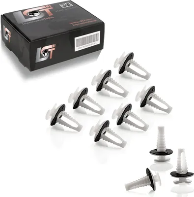 Produktbild von 10x Seitenverkleidung + Hecktürenverkleidung Befestigung Clips für FORD TRANSIT
