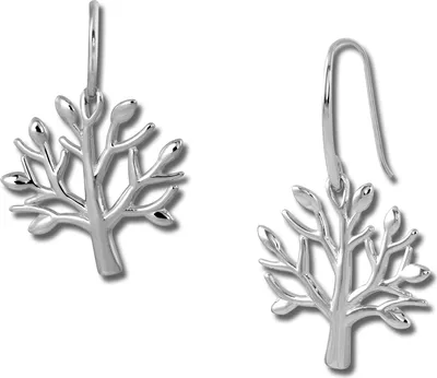 Image de SilberDream Boucles d'oreilles pour femmes 925 argent Arbre de vie 1,8cm SDO456J