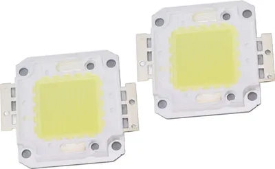 Obrázok produktu pre 2 ks 100 W COB LED svetelné čipy, 9600 lumenov, 6000 K, LED svetelné čipové perly pre LED reflektory, 32–36 V