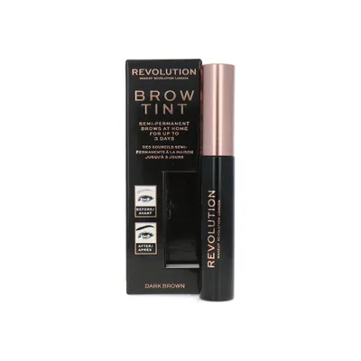 Produktbild von Makeup Revolution, Brow Tint, Eyebrow Gel, Dark Brown, 6 ml