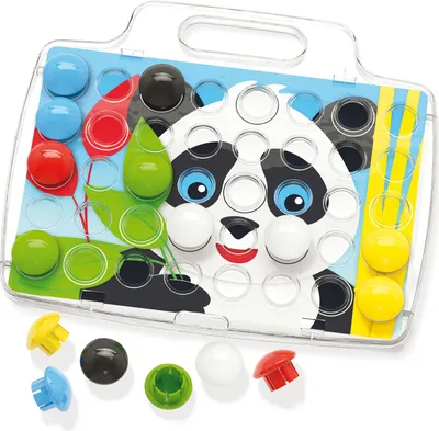Produktbild von Quercetti Mosaik Spielzeug Pixel Junior Steckmosaik bunt