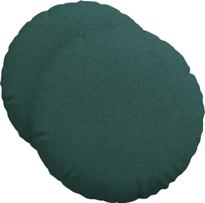 Obrázok produktu pre vidaXL Vankúš na sedenie 2 ks Tmavo zelený Ø50 x 19 cm látka