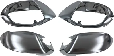 Produktbild von KOMPLETTE Gehäuse ALU Look Spiegel Kappen Außenspiegel SET für Audi A7 4G 10-17