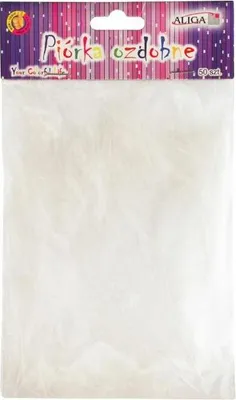 Zdjęcie produktu dla Piórka Białe  (P-002) 10-12Cm Op.50Szt. 8196