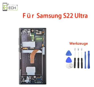 Produktbild von Für Samsung Galaxy S22 Ultra S908B 6.67'' LCD Display (OLED) Touchscreen