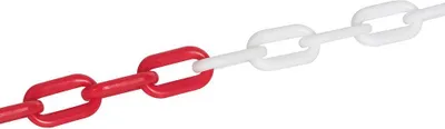 Produktbild von Fixman Kunststoffkette 6 mm x 5 m, rot-weiß