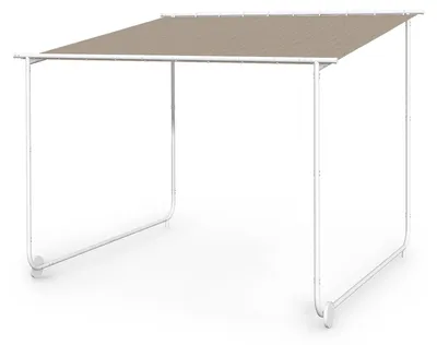 Obrázek produktu pro Blumfeldt Nantes, altán, sluneční stříška, 3x3 m, polyester, ocelový rám, UV 50+, podlahová kolečka