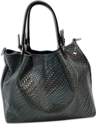Produktbild von Florence Leder Tasche Handtasche Umhängetasche schwarz OTF163S