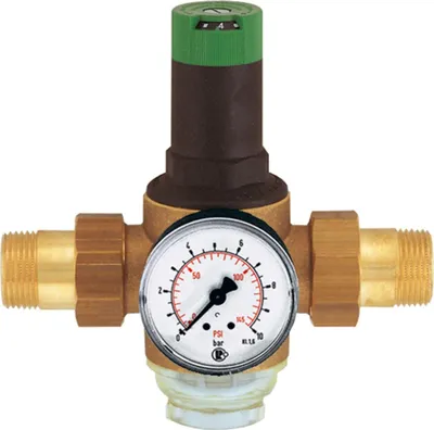 Zdjęcie produktu dla Regulator ciśnienia Riegler do wody pitnej, certyfikat DVGW, R 1 1/4, 1,5-6 bar, PE max.16