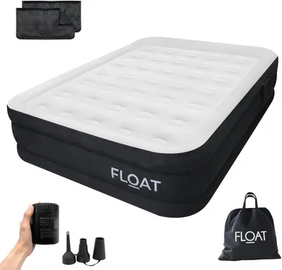 Immagine prodotto di FLOAT VersaVento, materasso gonfiabile per 2 persone - Autogonfiante - Materasso da campeggio - Materasso gonfiabile per auto - Si gonfia in meno di 3 minuti - Include 2 sacche per il trasporto - Dimensioni: 152 x 203 x 52 cm - Capacità massima: 272 kg