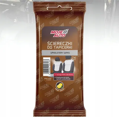 Zdjęcie produktu dla Chusteczki do czyszczenia tapicerki samochodowej