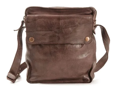 Produktbild von HAROLD'S Leder Umhängetasche Submarine Crossbag Brown dunkelbraun