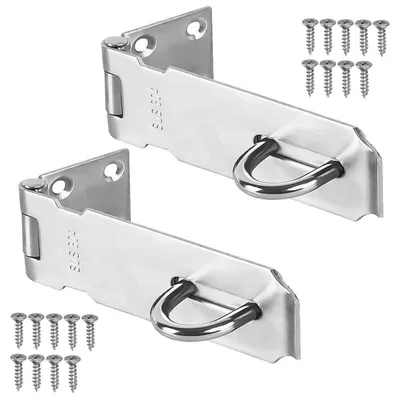 Immagine prodotto di Chiusura a molla in acciaio inossidabile, 12,7 cm, set da 2 con viti