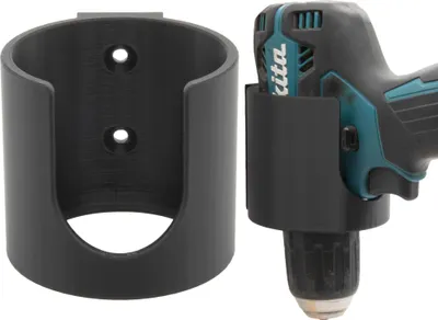 Produktbild von Wandhalter Akkuschrauber für Bosch Makita Einhell Milwaukee Parkside Universal Akku
