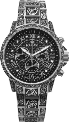Produktbild von Louis XVI LXVI1722 Herrenuhr Palais Royale Inked Diamond Chronograph 43mm 10ATM