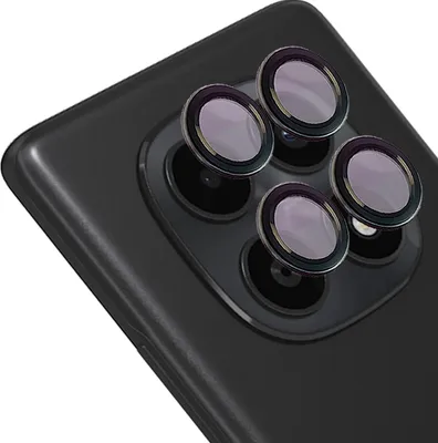 Produktbild von Glas für die Kamera für Xiaomi Redmi Note 15 4G, Bizon Glass Snap Lens, 1 Set, Schwarzer Rahmen