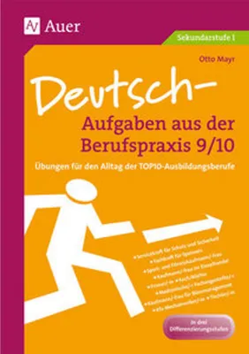 Obrázek produktu pro Deutsch-Aufgaben aus der Berufspraxis 9/10