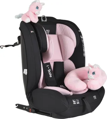 Produktbild von Moni Isafe Pink 76-150 cm i-Size Autokindersitz 111001