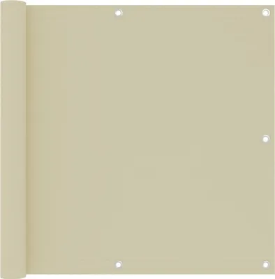 Produktbild von "2026 Promotion" Balkon-Sichtschutz - ANTI-UV - Windschutz - Creme 90x300 cm Oxford-Gewebe - UV-Schutz CC273