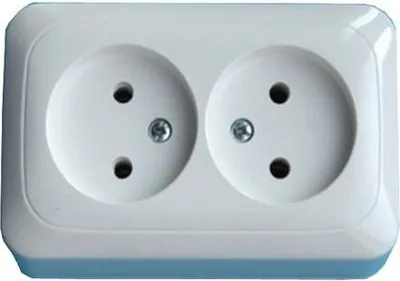 Image de Prise Double Blanc Pkl10-009 Liregus