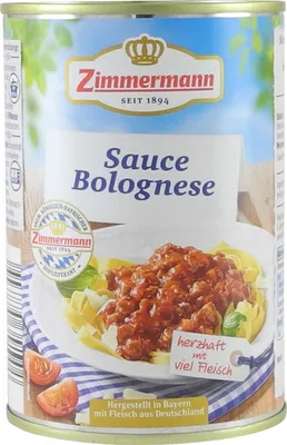Produktbild von Sauce Bolognese von Zimmermann (400 ml)