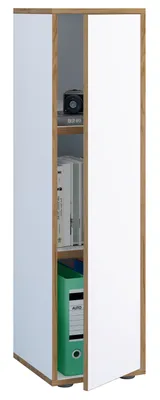 Produktbild von træ kontor kabinet mappe fil kabinet kontor møbler kabinet Salia 3-fold bredde 30 cm drejelig dør