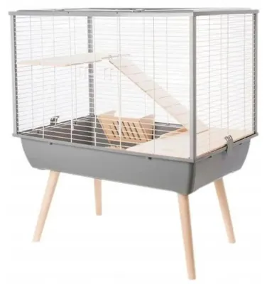 Obrázek produktu pro Klícka ZOLUX Neo Muki H58 šedá - klec pro hlodavce
