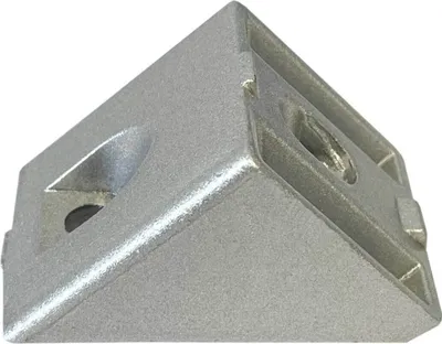 Produktbild von SCHMIDT systemprofile 10x Winkelverbinder 45 Grad Nut 8 Aluminium Verbinder