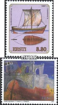Produktbild von Briefmarken Estland 1997 Mi 302,310 (kompl.Ausg.) postfrisch Schiffe