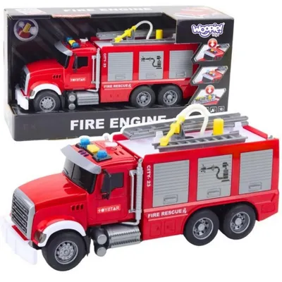 Immagine prodotto di WOOPIE Camion dei pompieri ad acqua con suoni e luci in scala 1:14