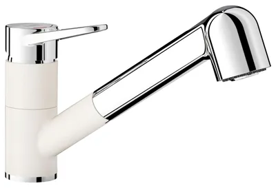 Immagine prodotto di Blanco Wega S - Miscelatore per lavello con doccia estraibile, bianco/cromo 526421