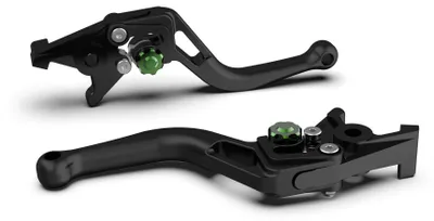 Produktbild von LSL Kupplungshebel BOW L83R, kurz,schwarz perlgestrahlt/grün