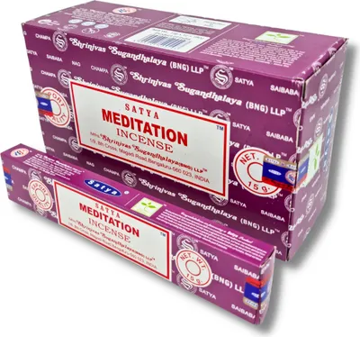 Produktbild von Satya Räucherstäbchen x LAVISA, Meditation, Aromatherapie, Räuchern, Weihrauch, Duft (Meditation)