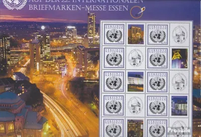 Produktbild von Briefmarken UNO - Wien 2012 Mi 748Klb I Kleinbogen (kompl.Ausg.) postfrisch Philatelie