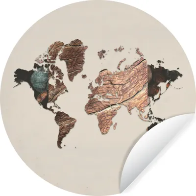 Produktbild von MuchoWow® - Tapetenkreis - Wandbild rund - Schlafzimmerdekoration - Wanddeko - runde Tapete - Kunst für zu Hause