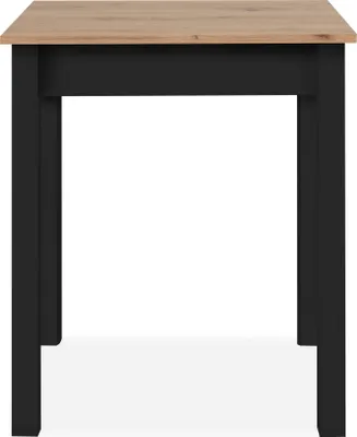 Produktbild von Esstisch >Capri< in Nachbildung Artisan Eiche / schwarz - 60x76x67cm (BxHxT)