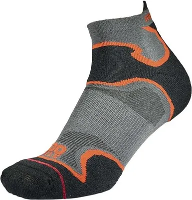 Produktbild von 1000 Mile - "Fusion" Knöchelsocken für Herren CS215 (39,5 EU - 42 EU) (Schwarz/Orange)