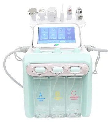 Produktbild von Wasserstoff-Sauerstoff Hydra Facial Gerät - 6-in-1 Gesichtsmaschine - Tiefenreinigung - RF Lifting - Mitesserentfernung - Wasserdermabrasion