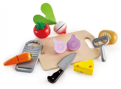 Image de Les ustensiles de cuisine indispensables - aliments bois a decouper - hape - e3154