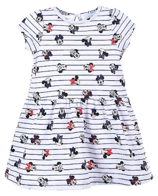 Produktbild von Minnie Mouse Mädchen Baby Kleid Kinder Dress Kleidchen                     , Farbe:Weiß, Größe:67