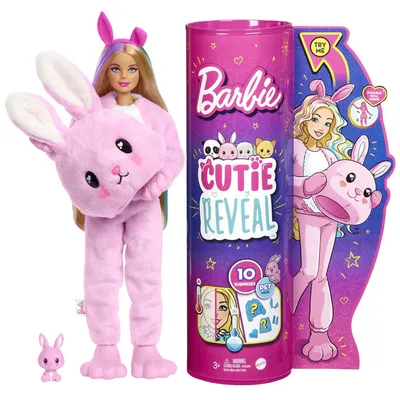 Obrázek produktu pro Barbie Cutie Reveal HHG19, Módní panenka, Ženy, 3 rok/roky, Dívka, 303 mm, Vícebarevný