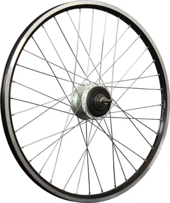 Produktbild von 26-Zoll-Hinterrad für Fahrrad ZAC2000 mit Nexus Inter8-Nabe, schwarz