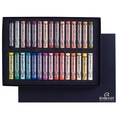 Produktbild von Talens rembrandt basic set 30 portrait selection Kreiden 300c30p soft pastellfarben