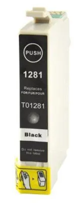 Image de Cartouche d'impression compatible avec Epson T1281 Black XL pour Stylus Office BX305 F, BX305 FW, BX305 FW Plus, Stylus S22, SX125, SX130, SX230, SX235, SX235 W, SX420 W, SX425 W, SX430 W, SX435 W, SX438 W, SX440 W, SX445 W, T22