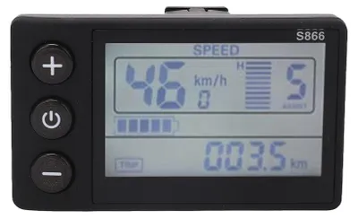 Immagine prodotto di Bicicletta elettrica S866 Display LCD 24 V 36 V 48 V 60 V impermeabile